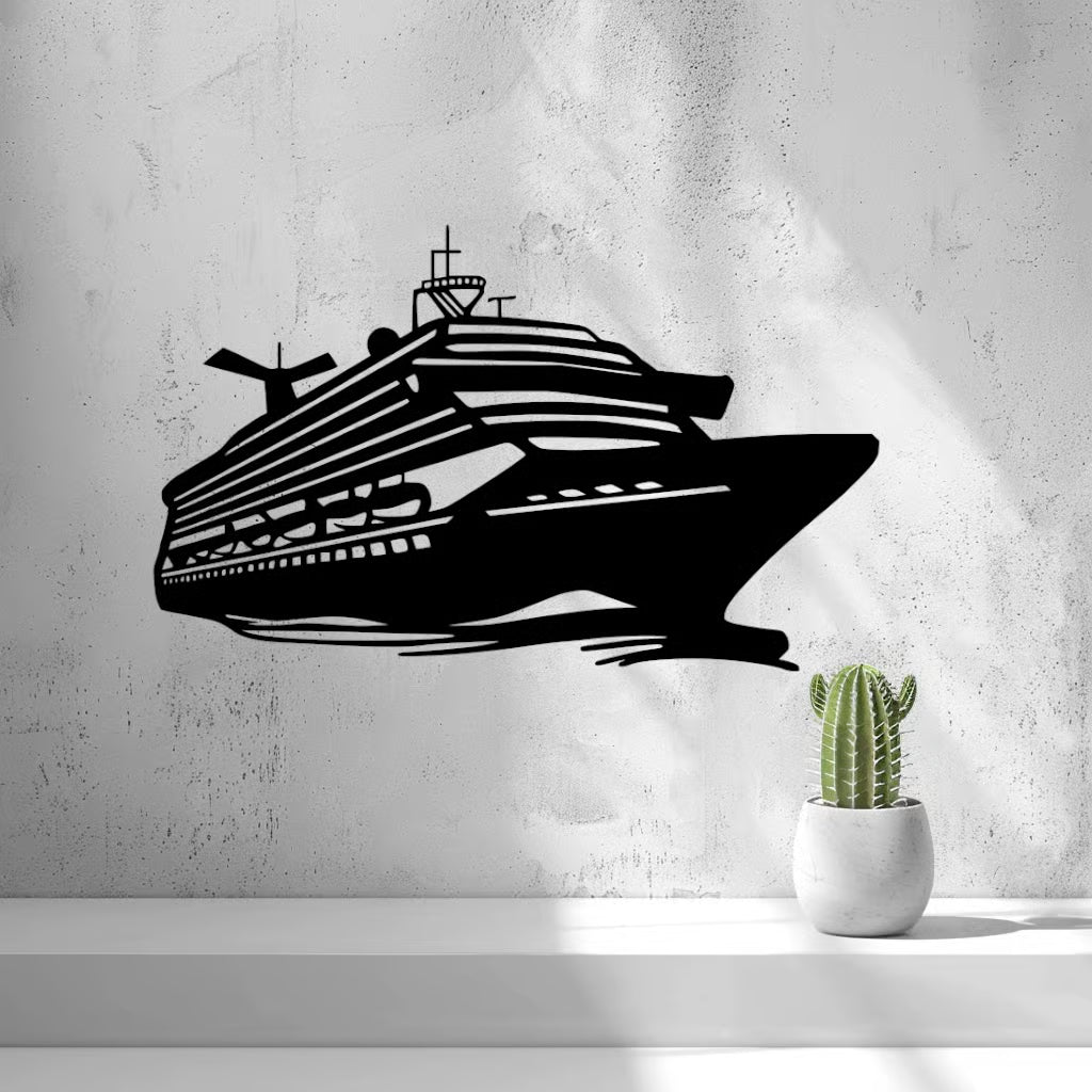 cruise ship muurdecoratie