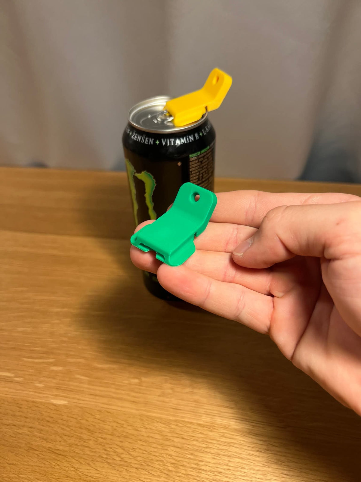 Blikjes opener.